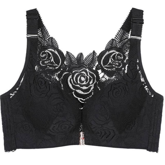 BRAND NEW 34C comfort rose bra front clip, RED, GREY, BLACK, DUSTY PINK - Picture 4 of 7